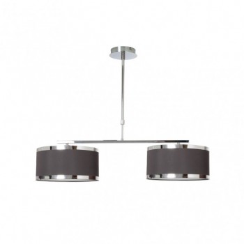 Distribuidor - Lâmpadas Diversas | Lâmpadas Clássicas | LAMPARA LANZAROTE GRIS 2XE27 (REGX85) Ref: 068452028